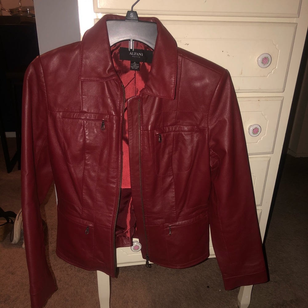 Alfani Leather Jacket